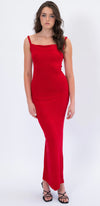 Aurora cowl neck Spaghetti Strap Bodycon