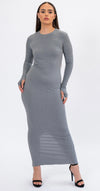 Long Sleeve bodycon with slit
