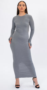 Long Sleeve bodycon with slit