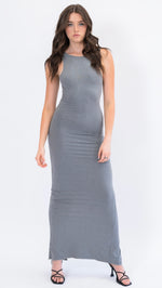 Sleeveless bodycon with slit