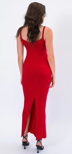 Aurora cowl neck Spaghetti Strap Bodycon