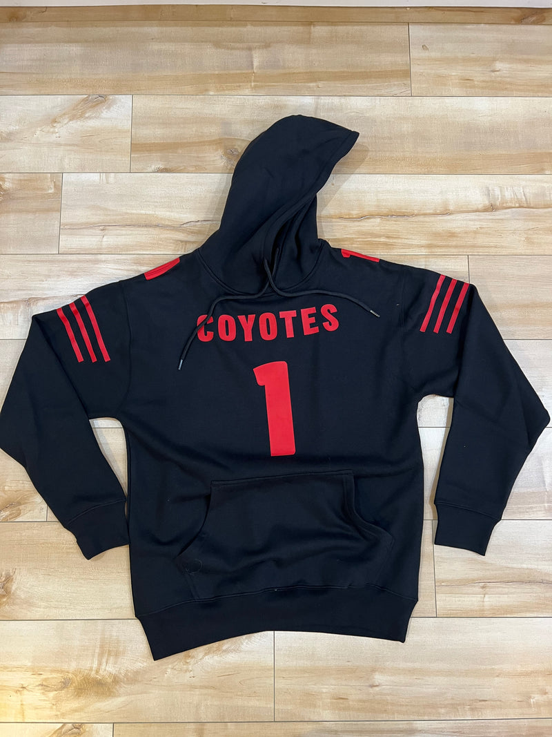 Coyotes football jersey hoodie