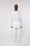 Men’s White Flare Pants