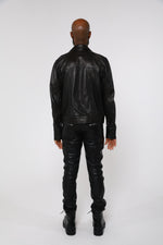 Black Double Face Leather Jacket