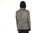 Men's Paisley print Double Breast Blazer