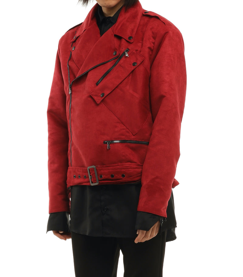 Men's Suede  Moto Jacket