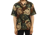 Men's Flower print bowling shirt