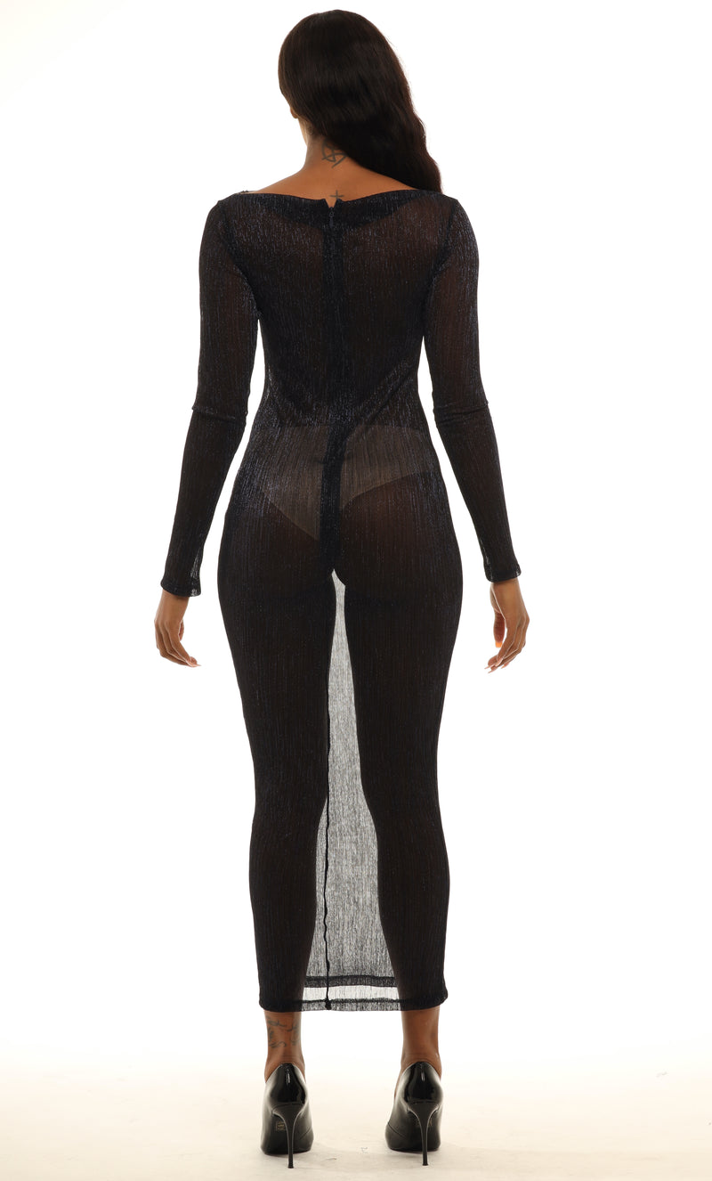 Metallic Mesh body-con