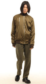 Men's Satin Bomber