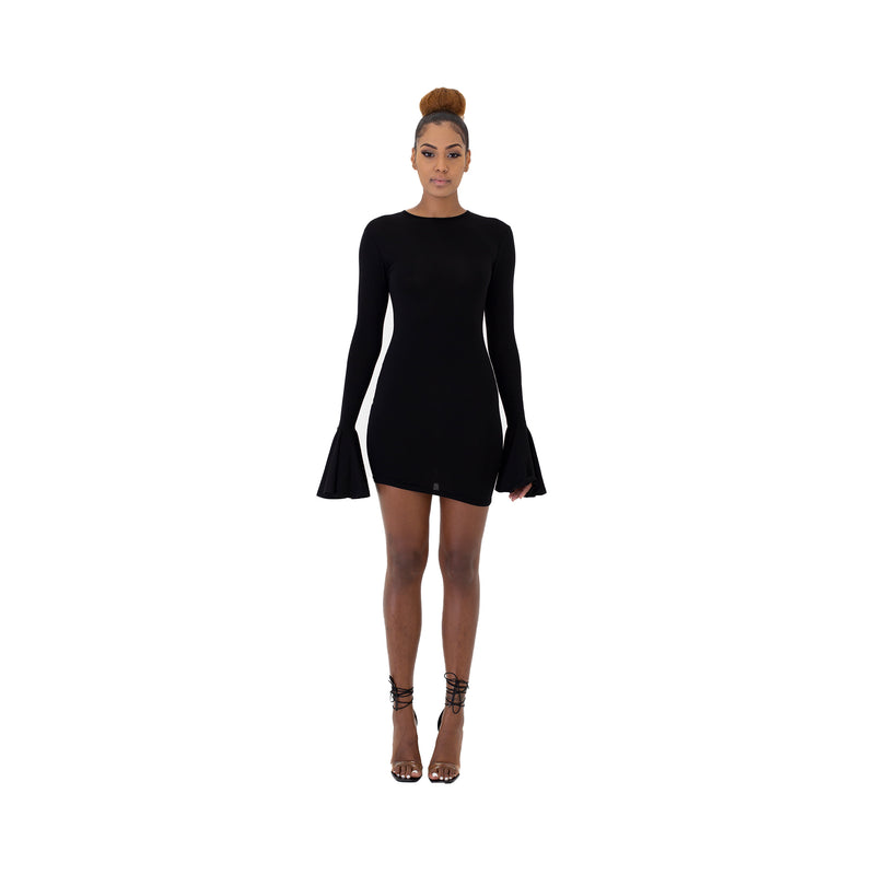 Bellsleeve Mini dress