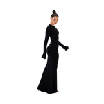 Bell Sleeve jersey Maxi dress