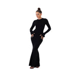 Bell Sleeve jersey Maxi dress