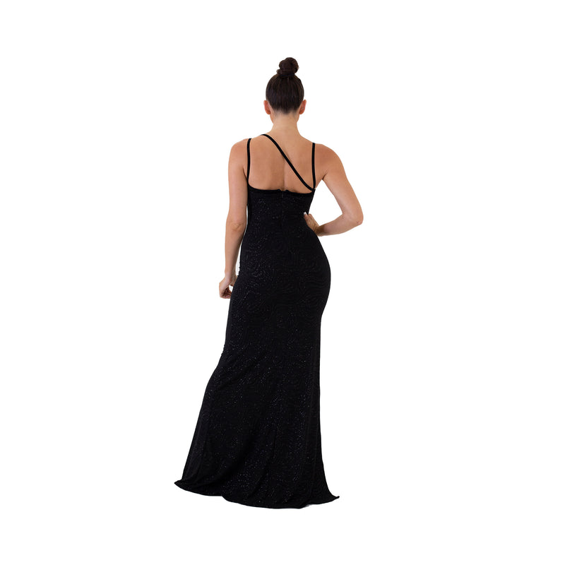 "Newton" Logo Evening Gown