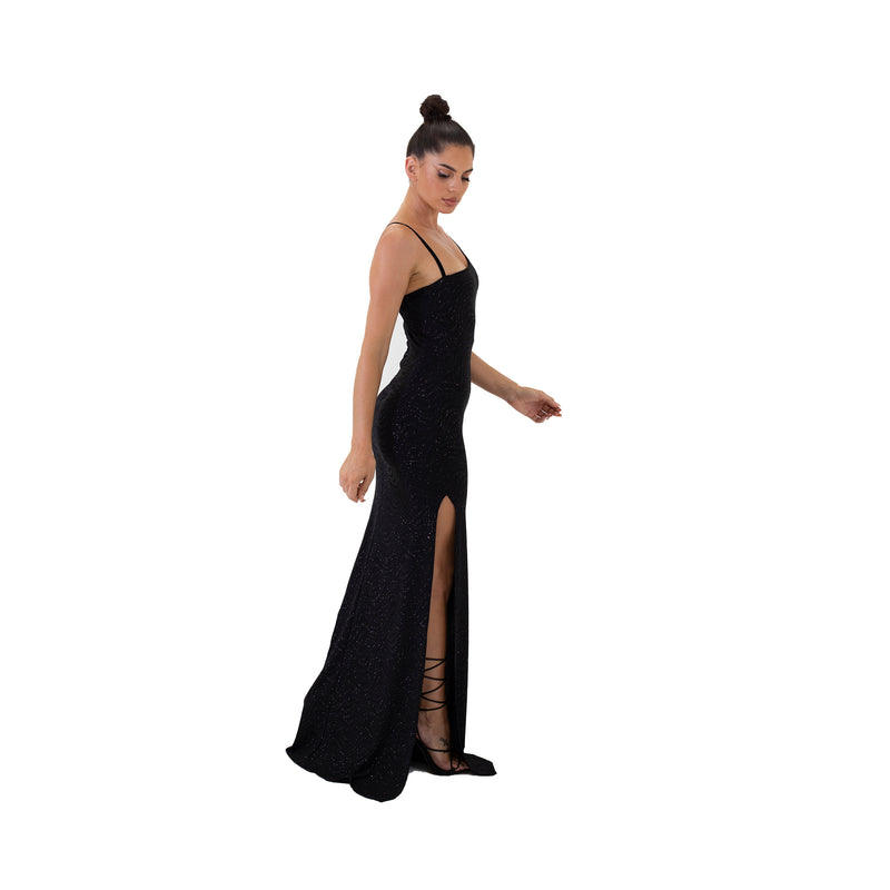 "Newton" Logo Evening Gown